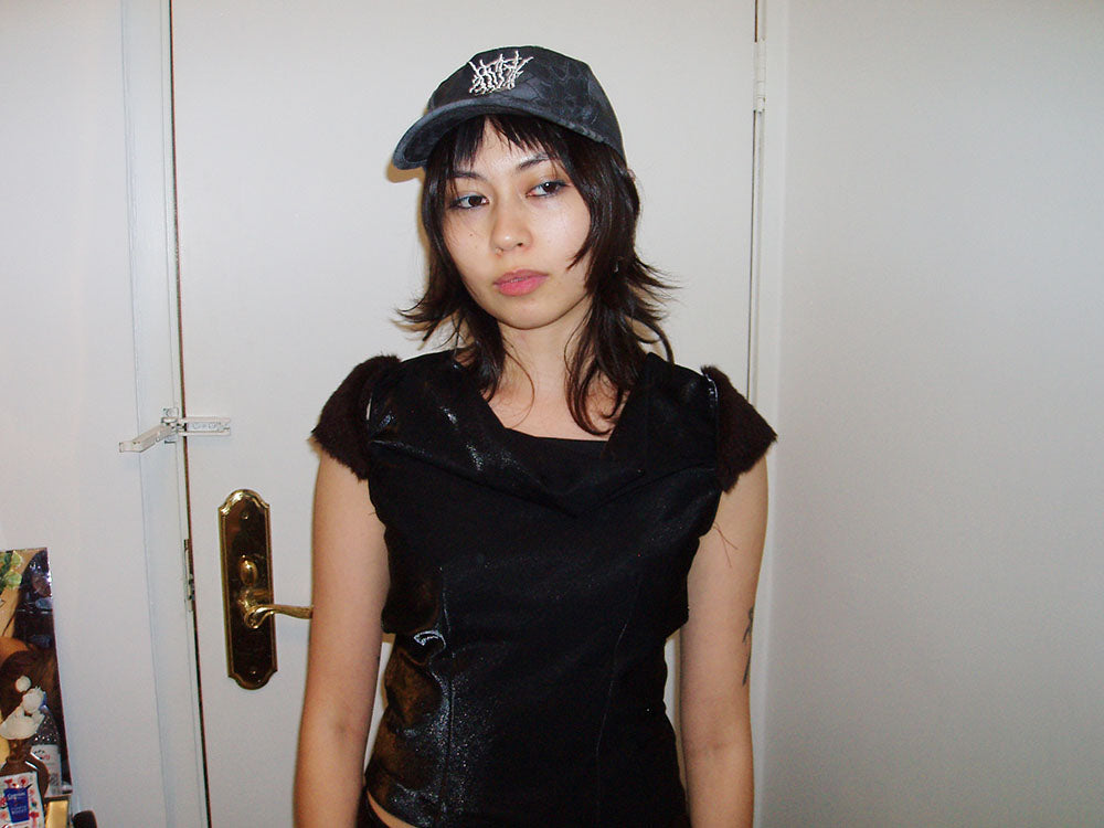 "iffy" snake print hat