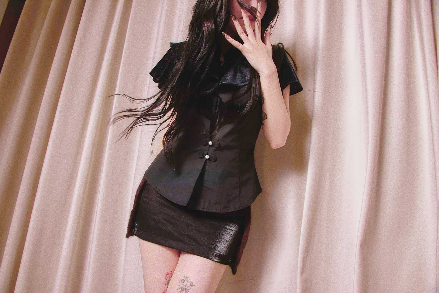 Doll Top Black