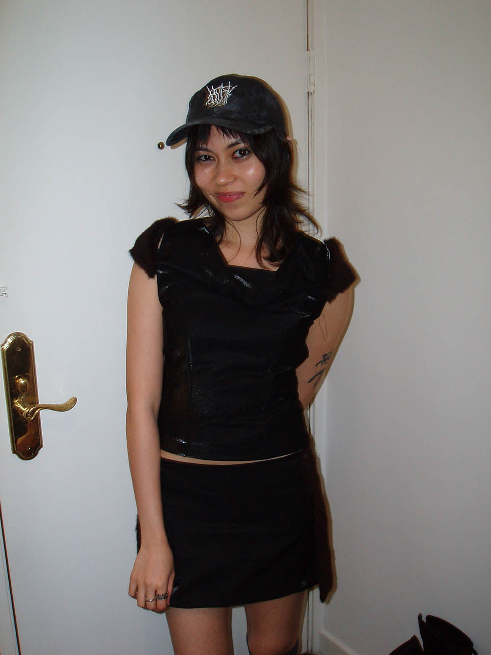 "iffy" snake print hat