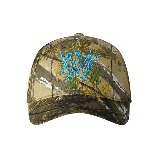 "iffy" camo hat (blue embroidary)